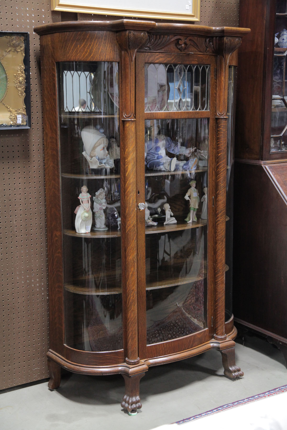 CHINA CABINET.  American  early 20th