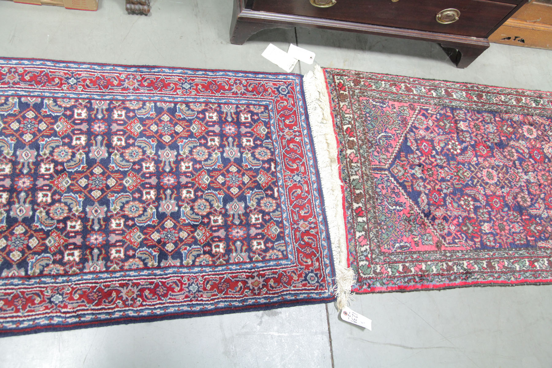 TWO ORIENTAL STYLE RUNNERS India 122dbe