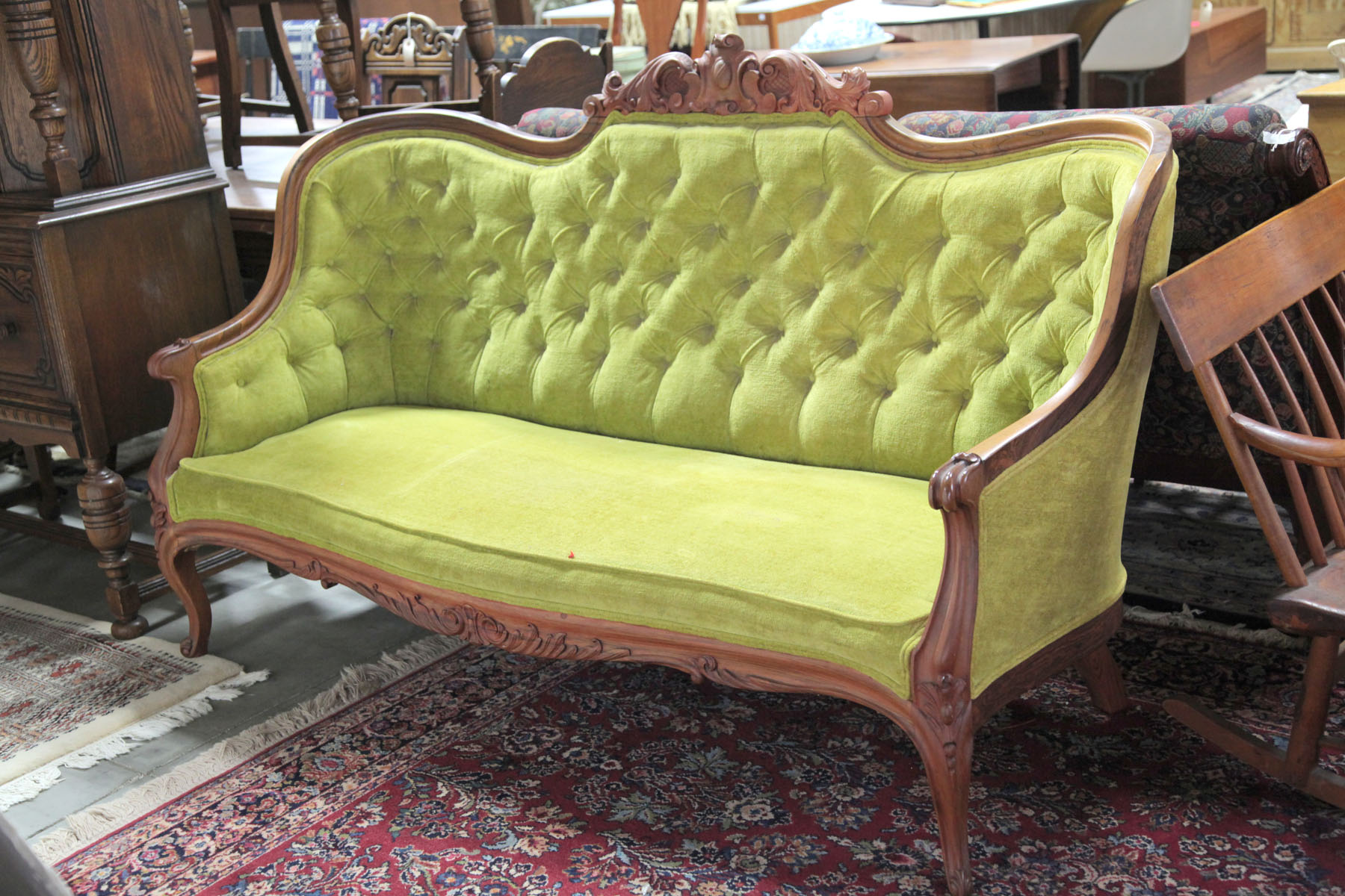 VICTORIAN SOFA.  American  late 19th