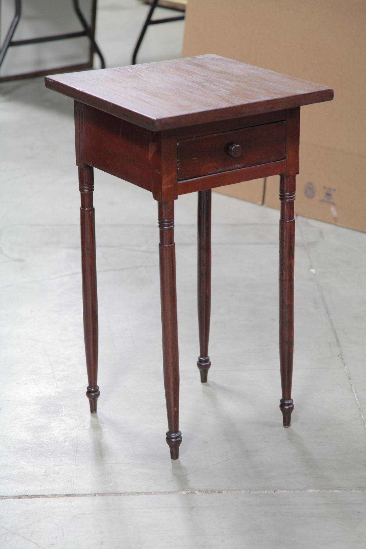 ONE DRAWER STAND.  American  mid 19th
