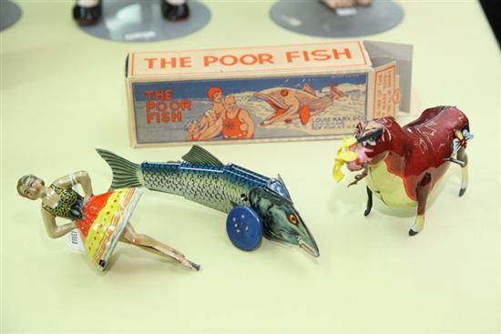 THREE MARX TIN WIND UP TOYS The 122eff