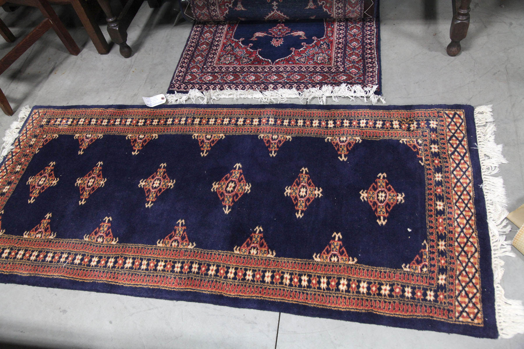 TWO ORIENTAL STYLE RUNNERS India 122ef9