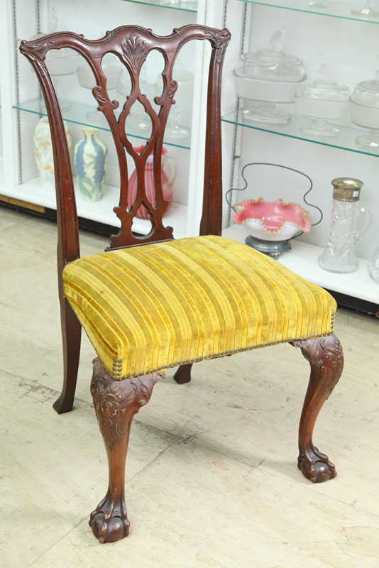 SIDE CHAIR Chippendale style with 122f42