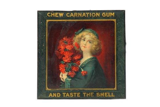 TIN ADVERTISING SIGN For Carnation 122f83