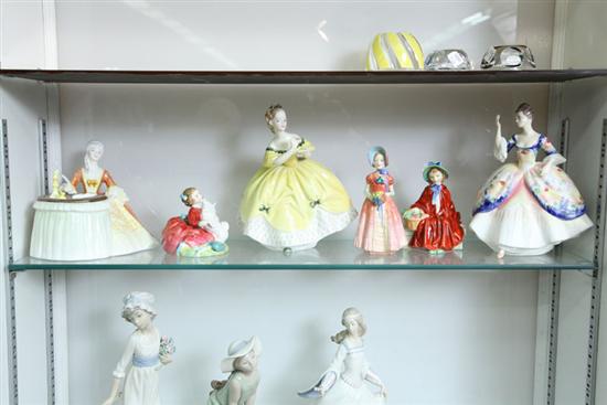 SIX ROYAL DOULTON FIGURINES Christine  122fac