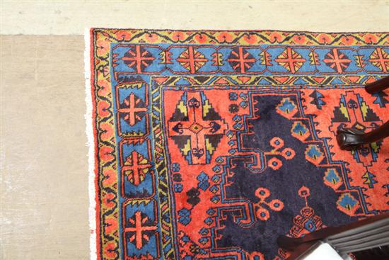 ORIENTAL STYLE RUG Red and blue 122fbe