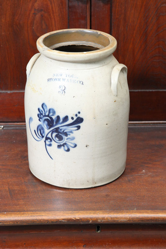 STONEWARE CROCK. Three gallon crock