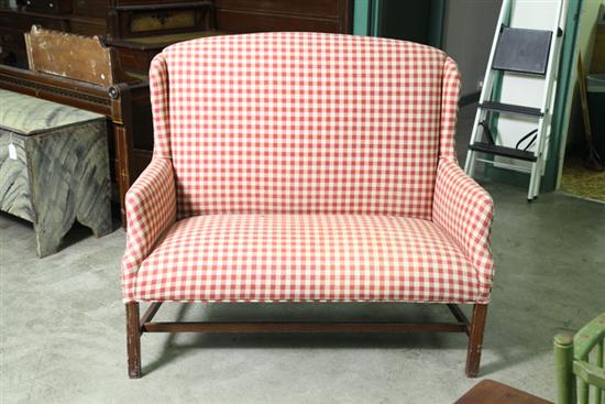 SMALL SOFA Red and white checkered 123048