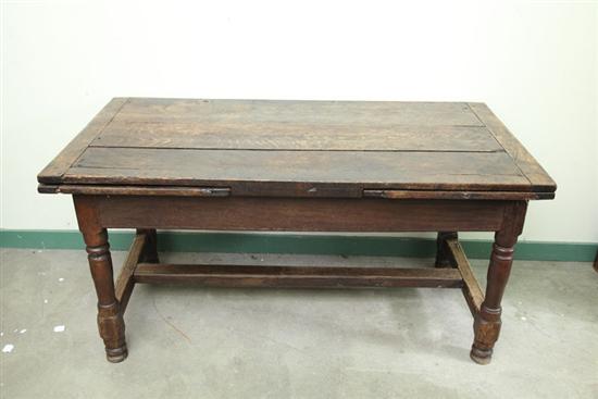 REFECTORY TABLE Oak with turned 12305a