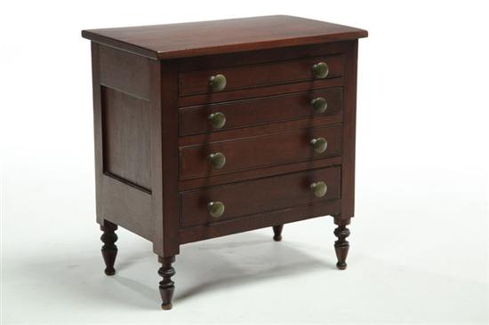 MINIATURE SHERATON CHEST OF DRAWERS  123093