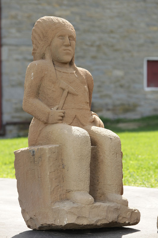 SEATED CHIEF BY ERNEST POPEYE  1230da