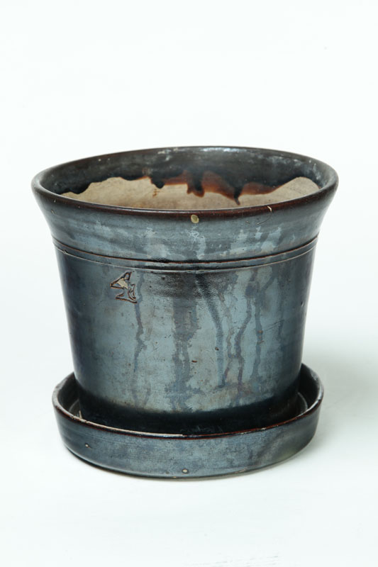 FLOWER POT.  Attributed to Ohio  late