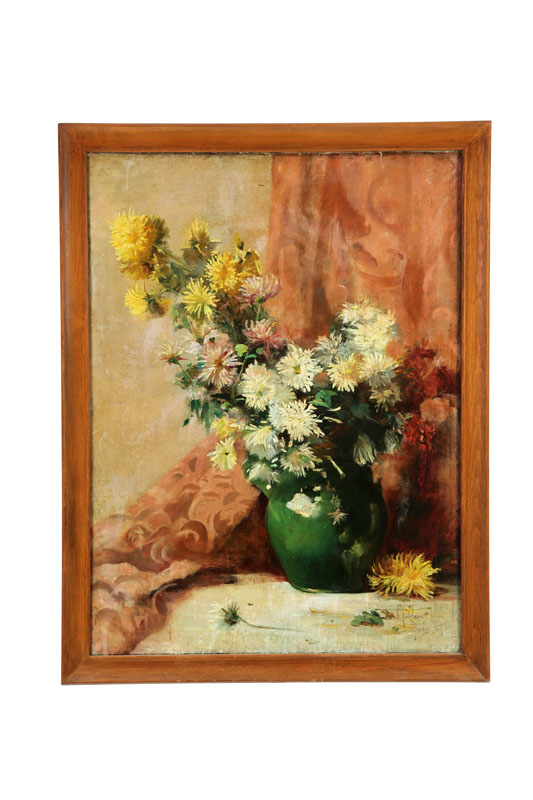 FLORAL STILL LIFE BY HATTIE HUTCHCRAFT 12312f