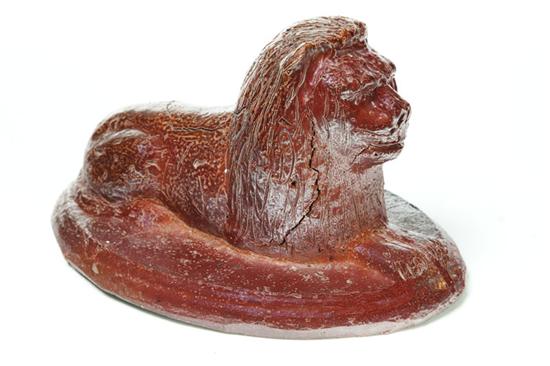 SEWERTILE LION.  Ohio  late 19th-early