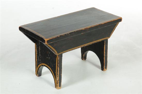 FOOTSTOOL.  American  mid 19th