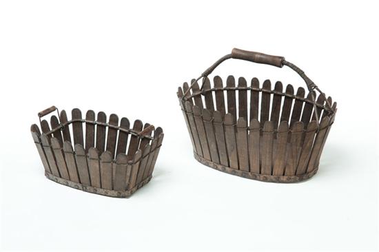 TWO BERRY BASKETS Possibly Shaker 12317d