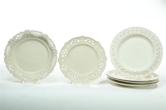 SIX PLATES.  England  late 18th-early