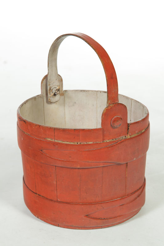 BUCKET.  American  late 19th century.