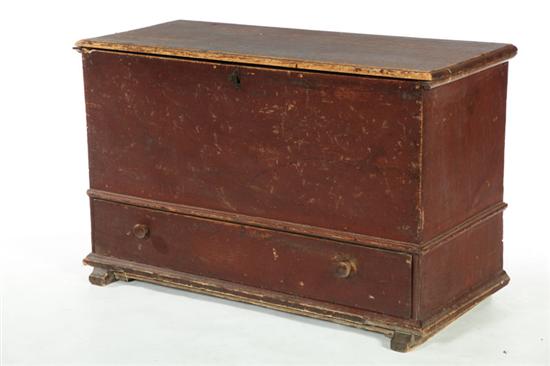 BLANKET CHEST.  Attributed to the Hudson