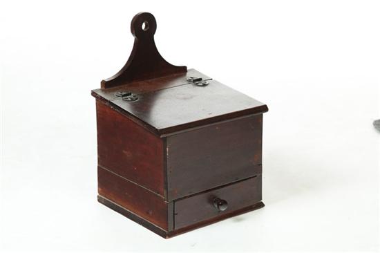 HANGING BOX.  American  19th century