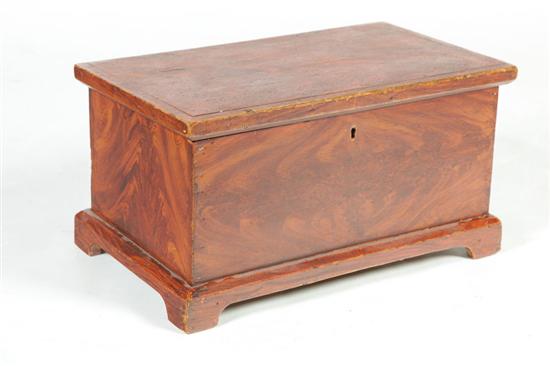 DECORATED MINIATURE BLANKET CHEST  12325b