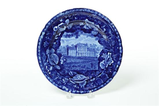 HISTORICAL BLUE STAFFORDSHIRE PLATE  123260