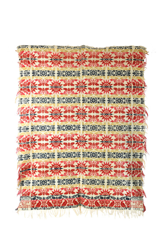 PENNSYLVANIA JACQUARD COVERLET.  Christian