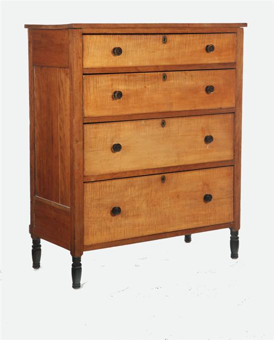 SHERATON CHEST OF DRAWERS.  American