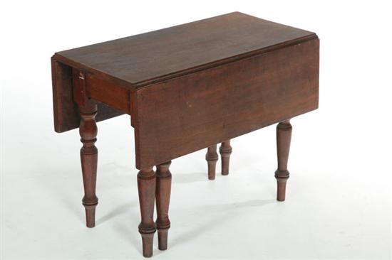 CHILD'S DROP-LEAF TABLE.  American