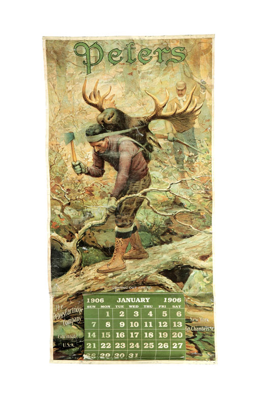 ADVERTISING CALENDAR Peters Cartridge 1232be