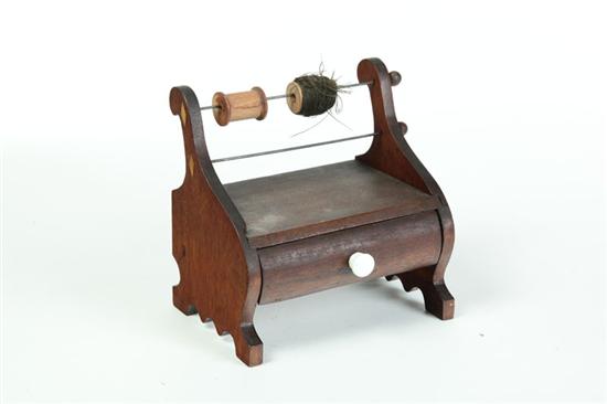 SEWING CADDY.  American  mid 19th