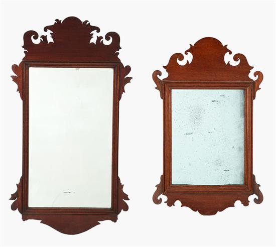 TWO MIRRORS American mahogany 1232fb