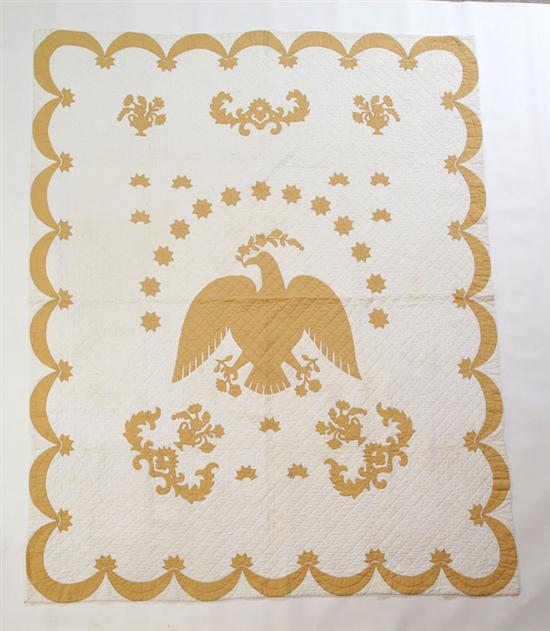 APPLIQUE QUILT American 1935 1955 123369