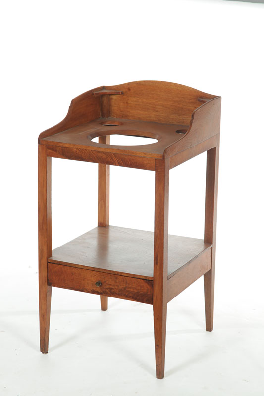 HEPPLEWHITE WASHSTAND.  American