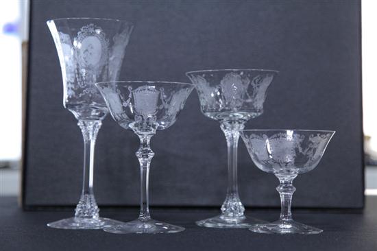 GROUP OF HEISEY RENAISSANCE STEMWARE  123404