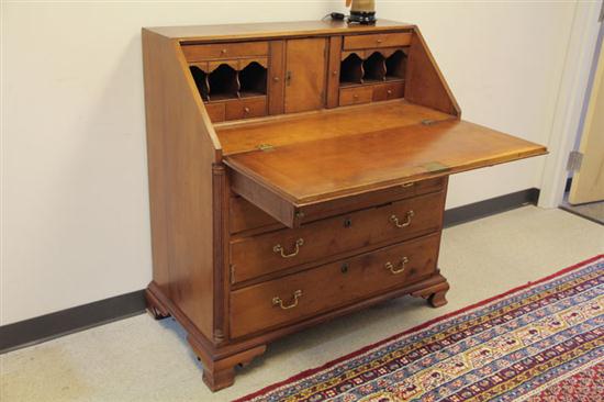 SLANT LID DESK. Maple and of typical