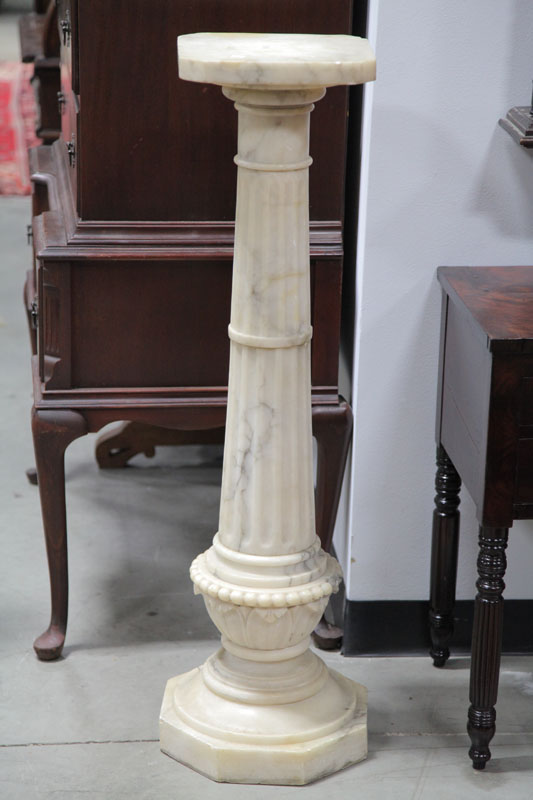 MARBLE PEDESTAL Square top with 1234c4
