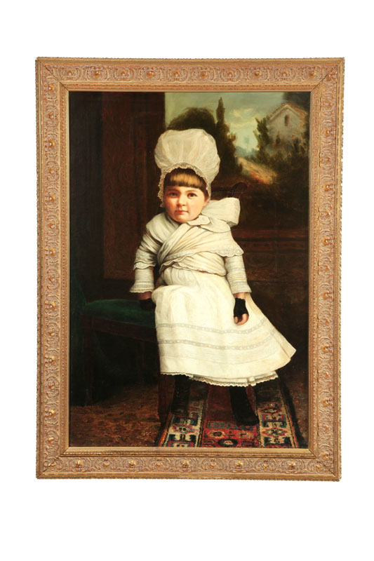 PORTRAIT OF A YOUNG GIRL AMERICAN 1234d1