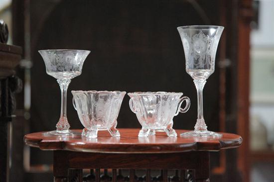 GROUP OF HEISEY CRYSTAL STEMWARE  12350f