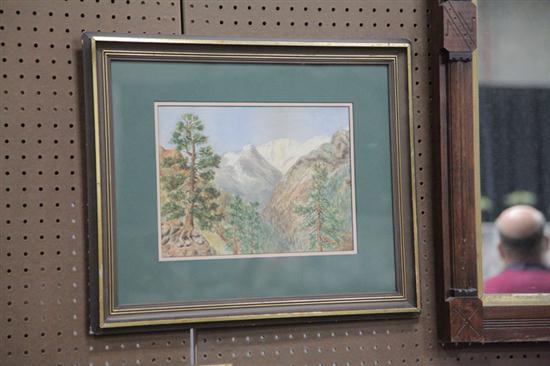 LANDSCAPE PAINTING AMERICAN 20TH 12351e