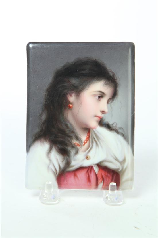 PORTRAIT PLAQUE.  Germany  late