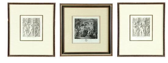 THREE ENGRAVINGS.  France  early