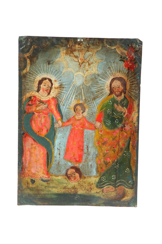 RETABLO Probably Mexico late 12359a