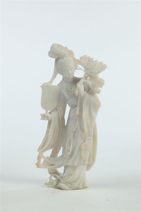 CARVED OPAL FIGURE.  China  20th