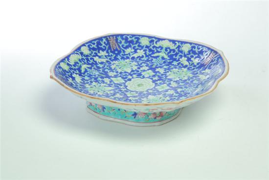 FOOTED DISH.  China  20th century