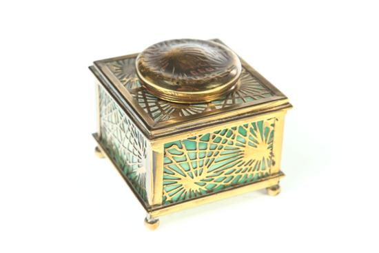 TIFFANY INKWELL.  American  early 20th