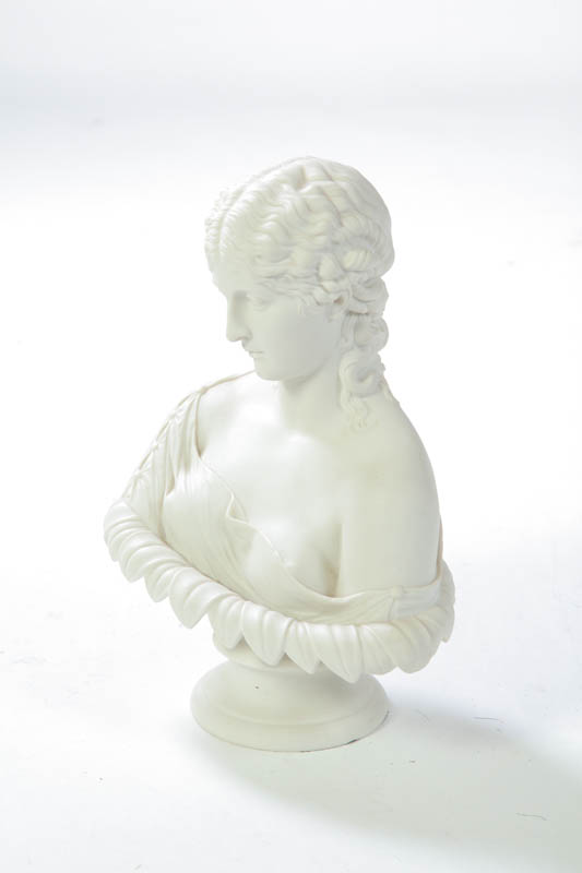 PARIAN BUST OF A WOMAN.  American