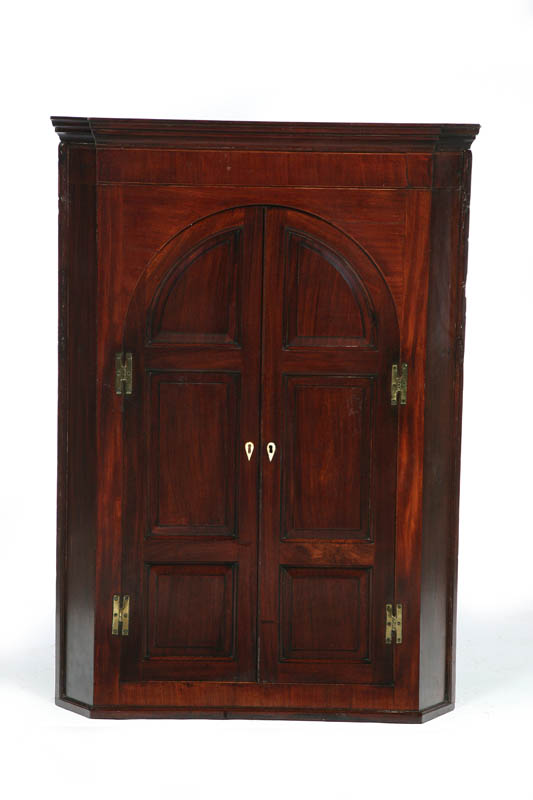 GEORGE III HANGING CORNER CUPBOARD  1235e0