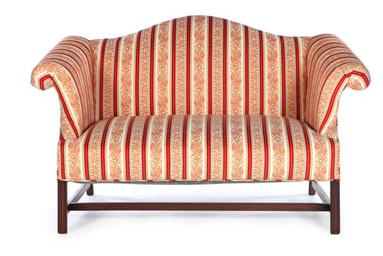 CHIPPENDALE-STYLE LOVESEAT.  American