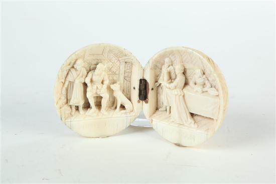 IVORY DIPTYCH European late 1235ec